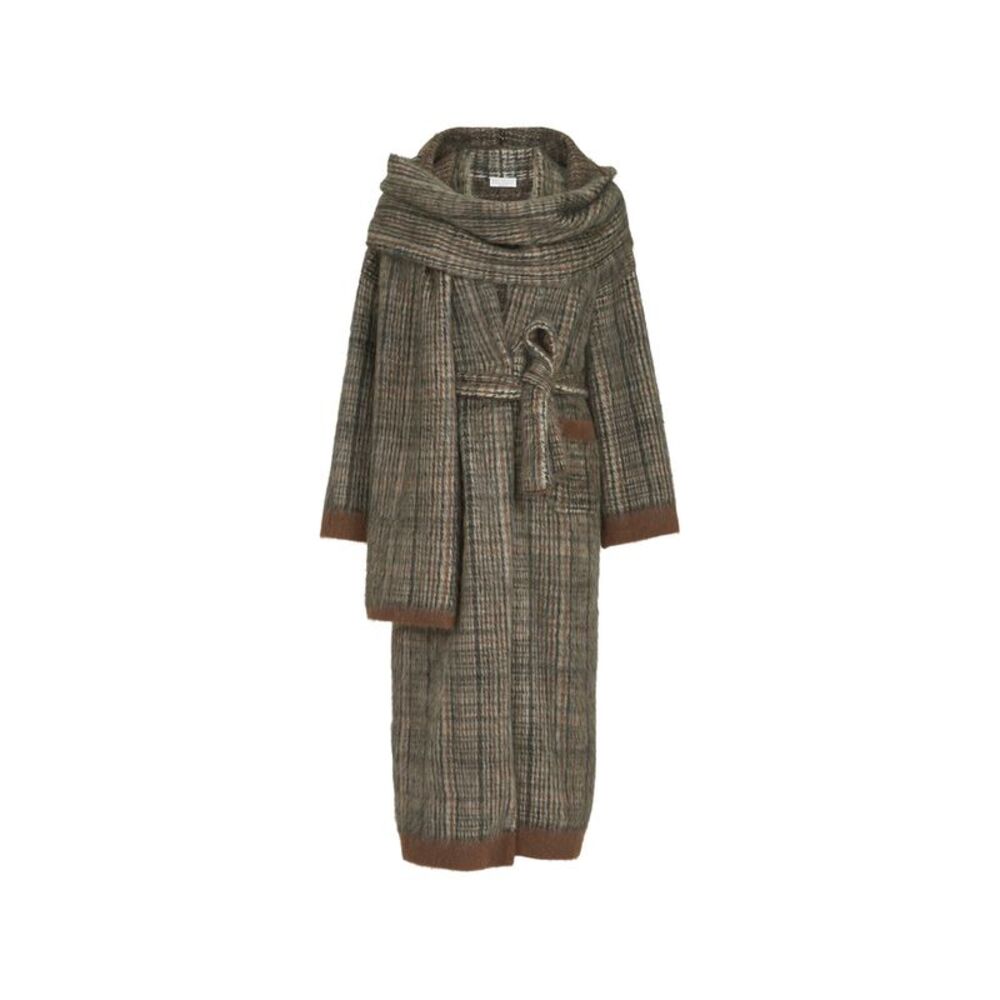 Brunello Cucinelli Neutrals Coats - Oversized Coats Women